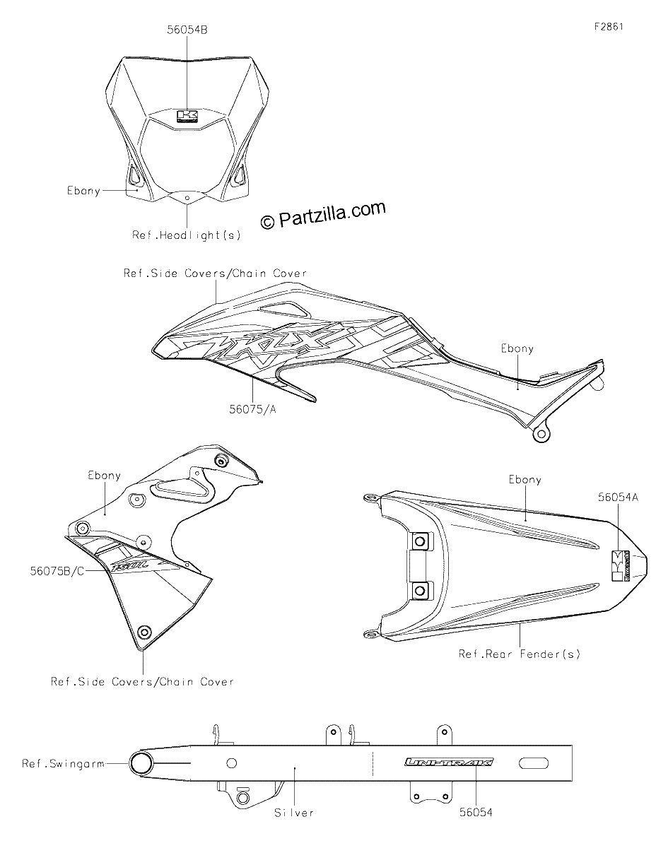 Diagrama de DECALS EBONY JJF