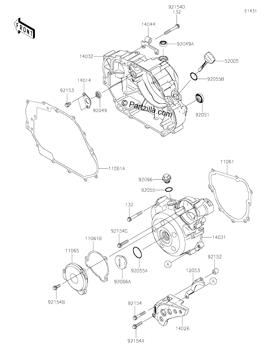 Diagrama de ENGINE COVER S