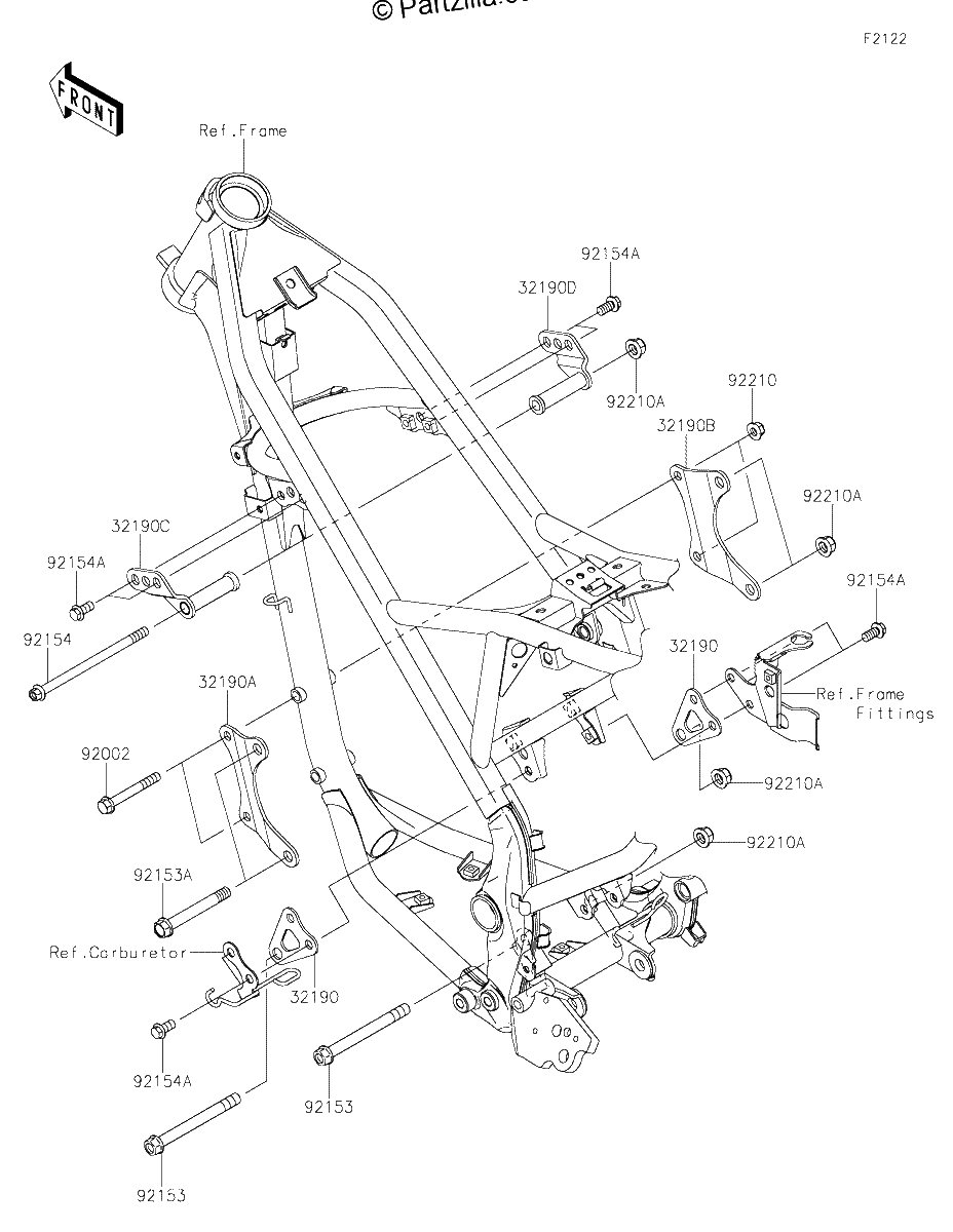 Diagrama de ENGINE MOUNT
