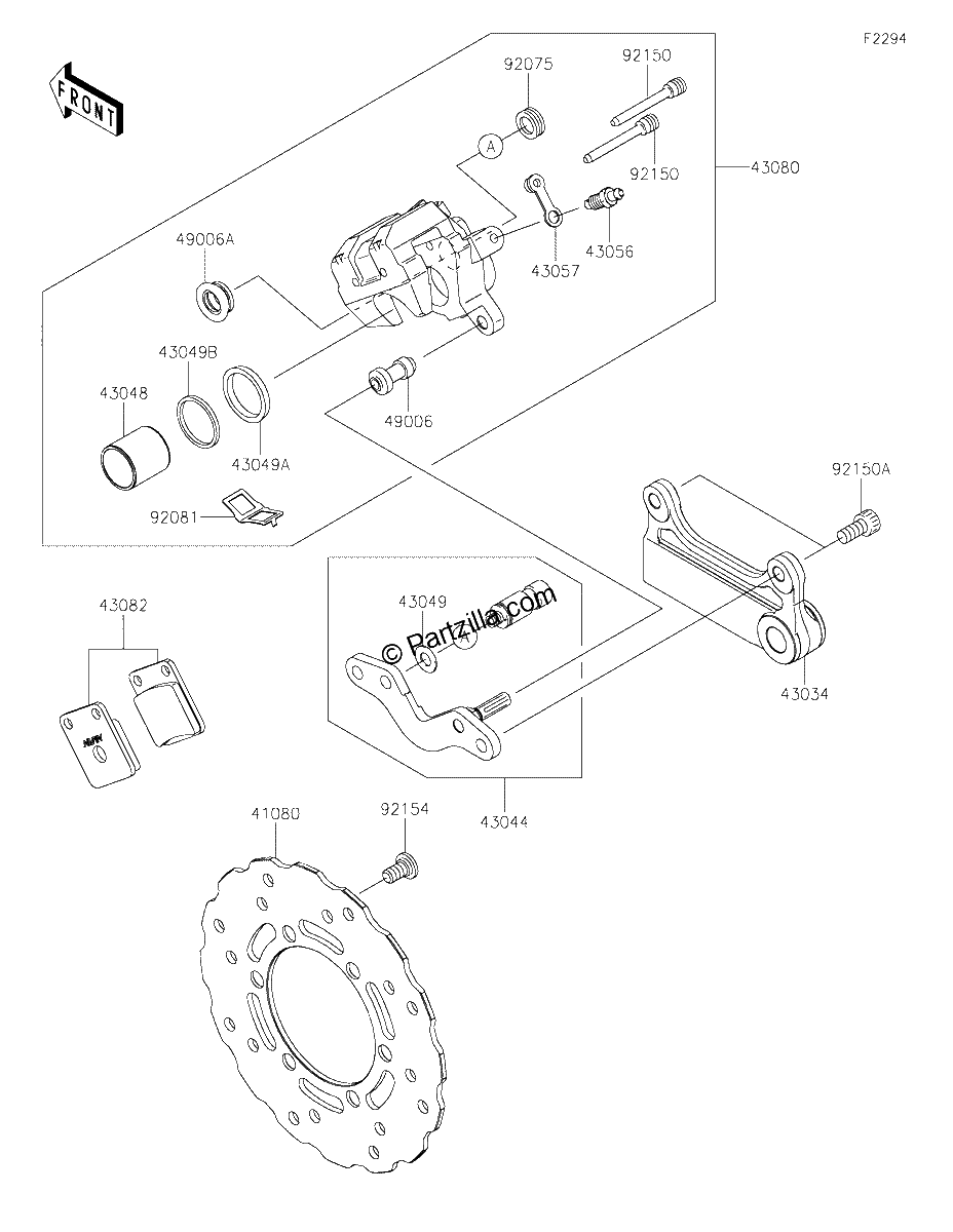 Diagrama de REAR BRAKE