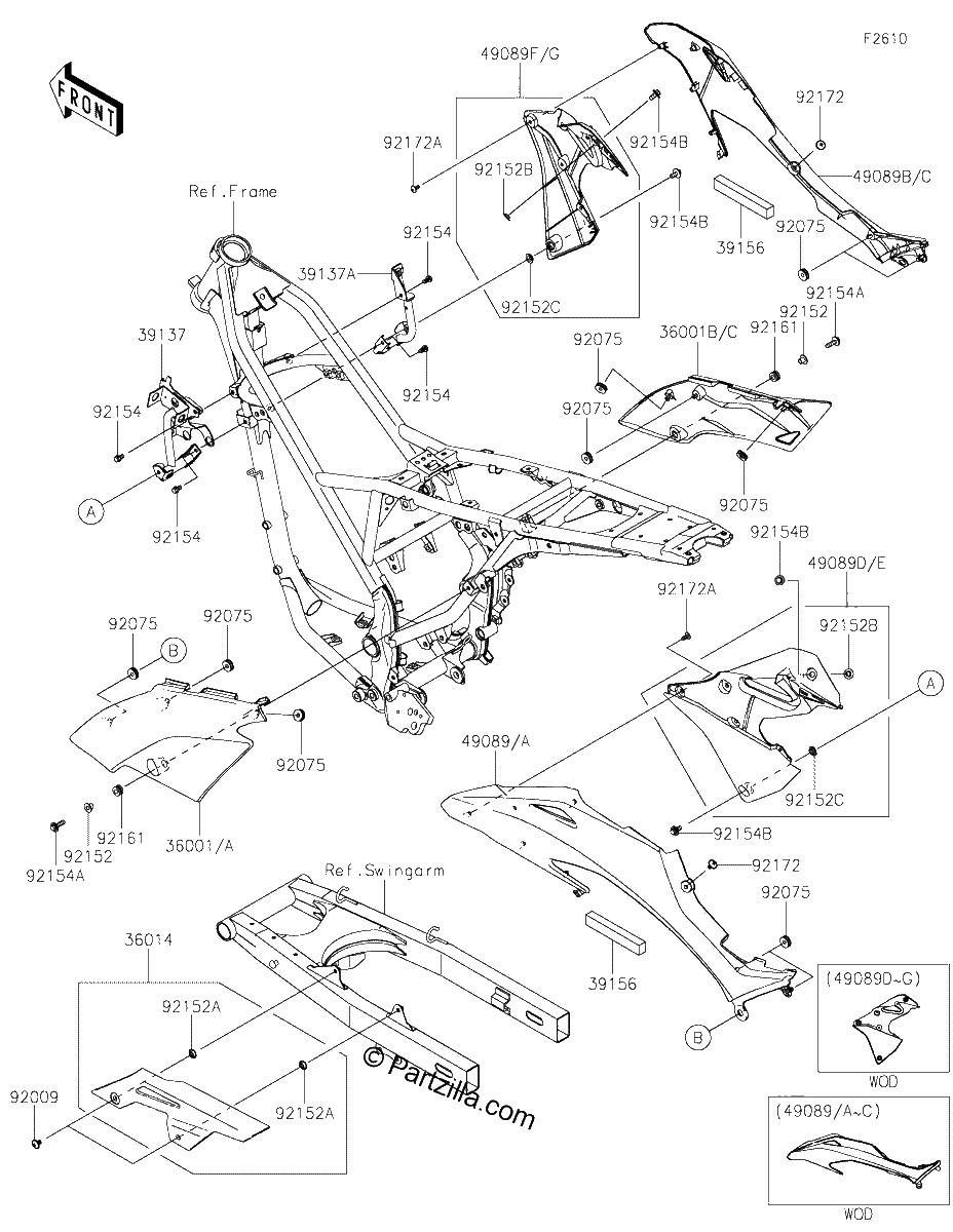 Diagrama de SIDE COVERS CHAIN COVER