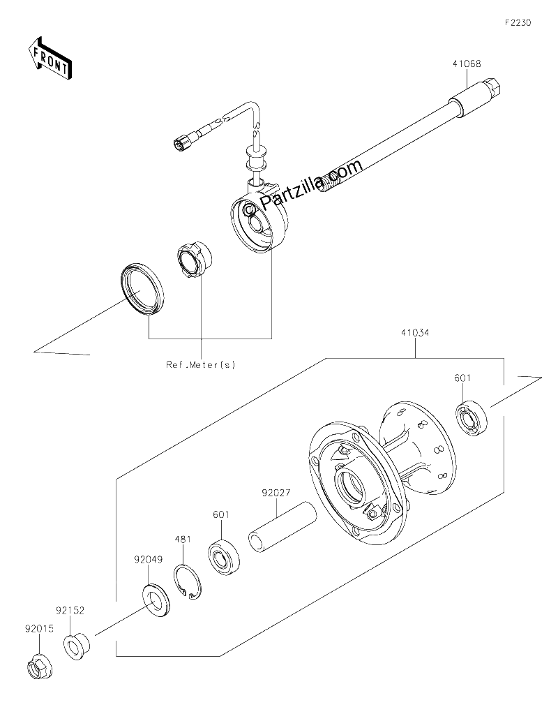 Diagrama de FRONT HUB