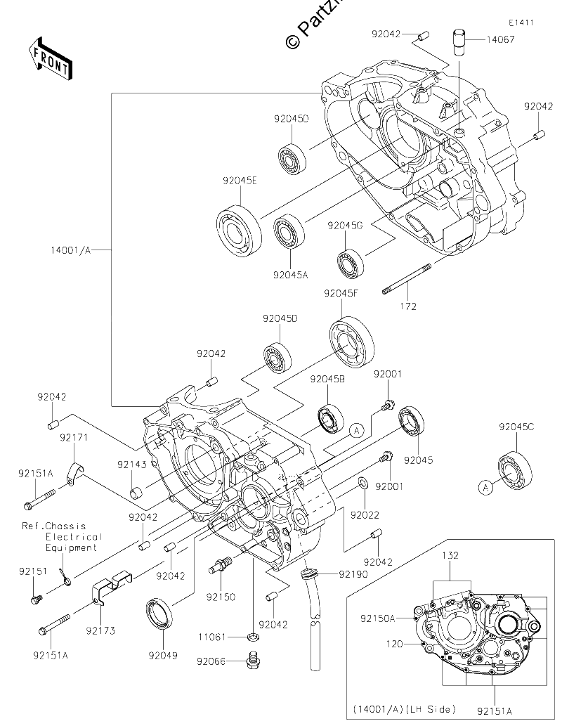 Diagrama de CRANKCASE