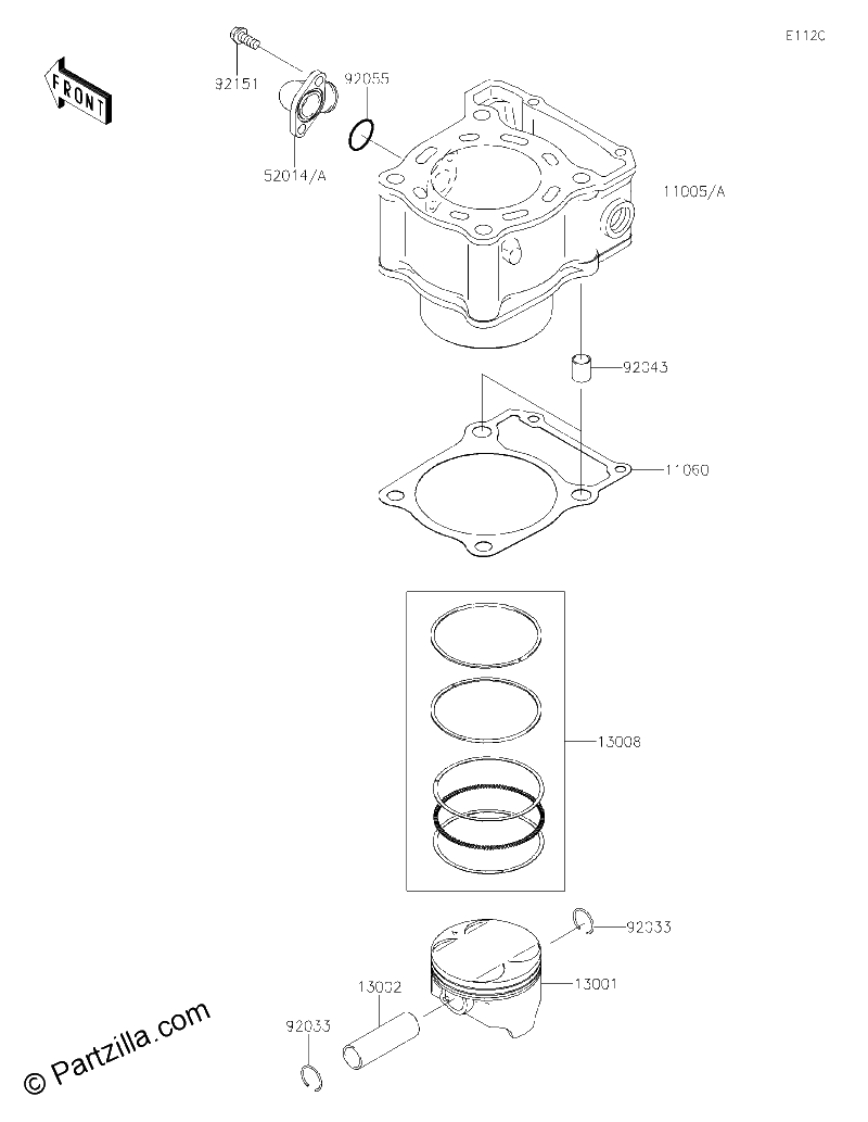 Diagrama de CYLINDER PISTON S