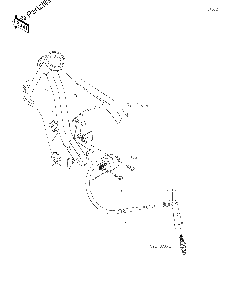 Diagrama de IGNITION SYSTEM