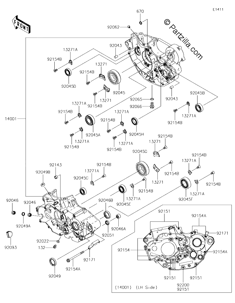Diagrama de CRANKCASE