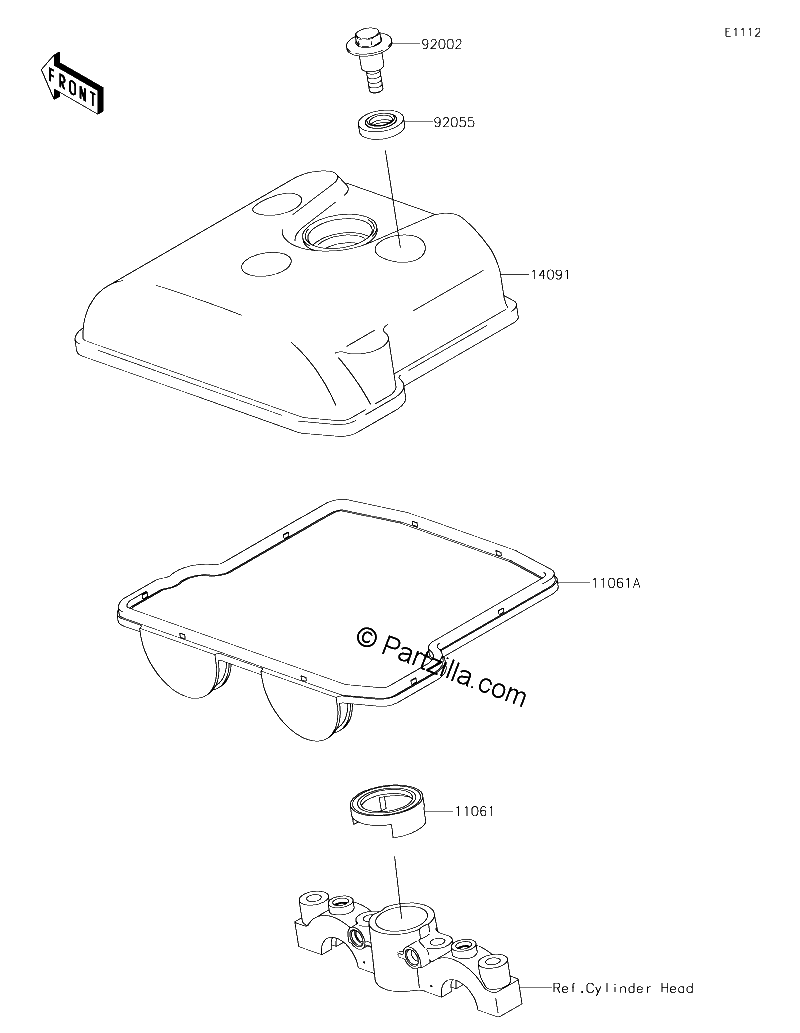 Diagrama de CYLINDER HEAD COVER