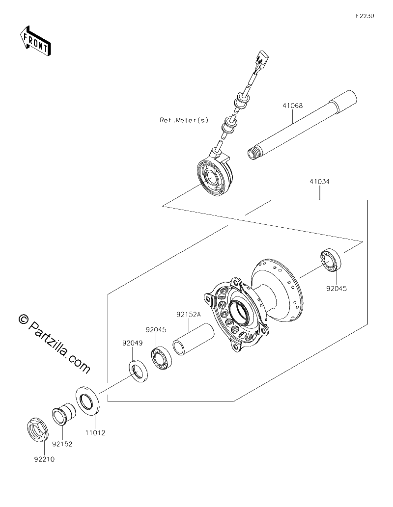 Diagrama de FRONT HUB