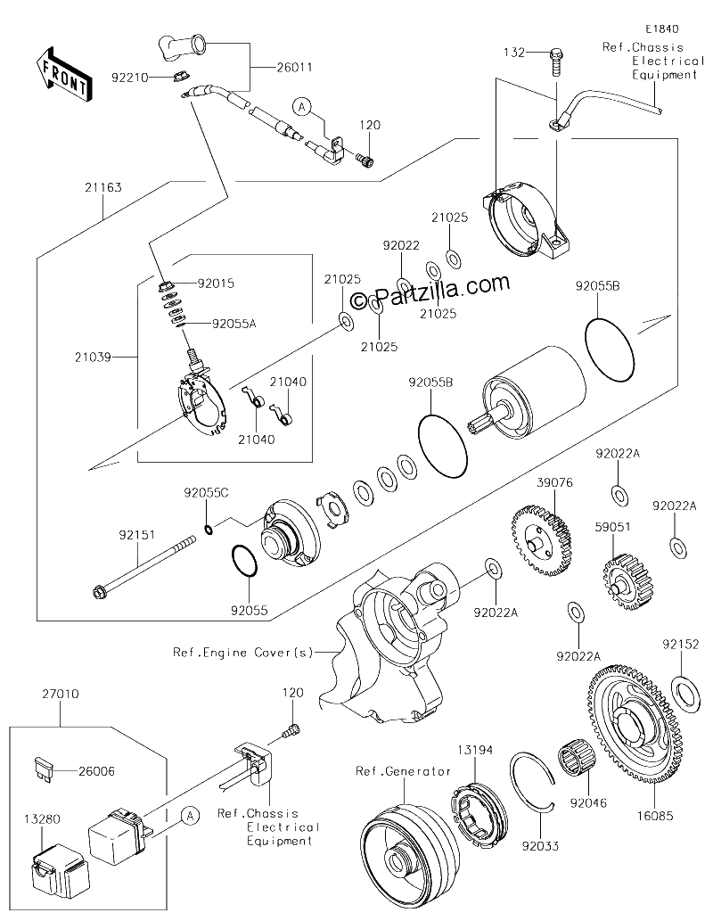 Diagrama de STARTER MOTOR