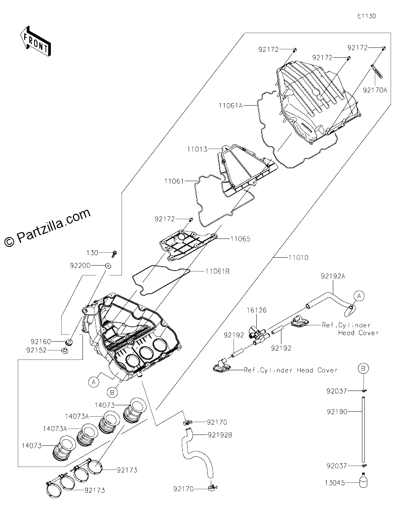 Diagrama de AIR CLEANER