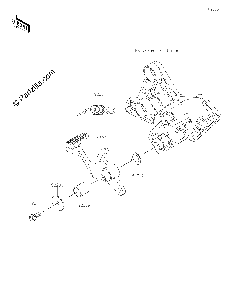 Diagrama de BRAKE PEDAL
