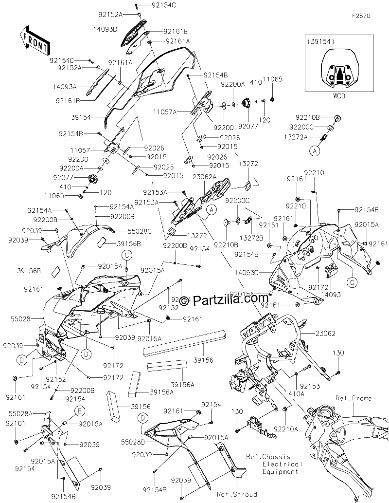Diagrama de COWLING UPPER