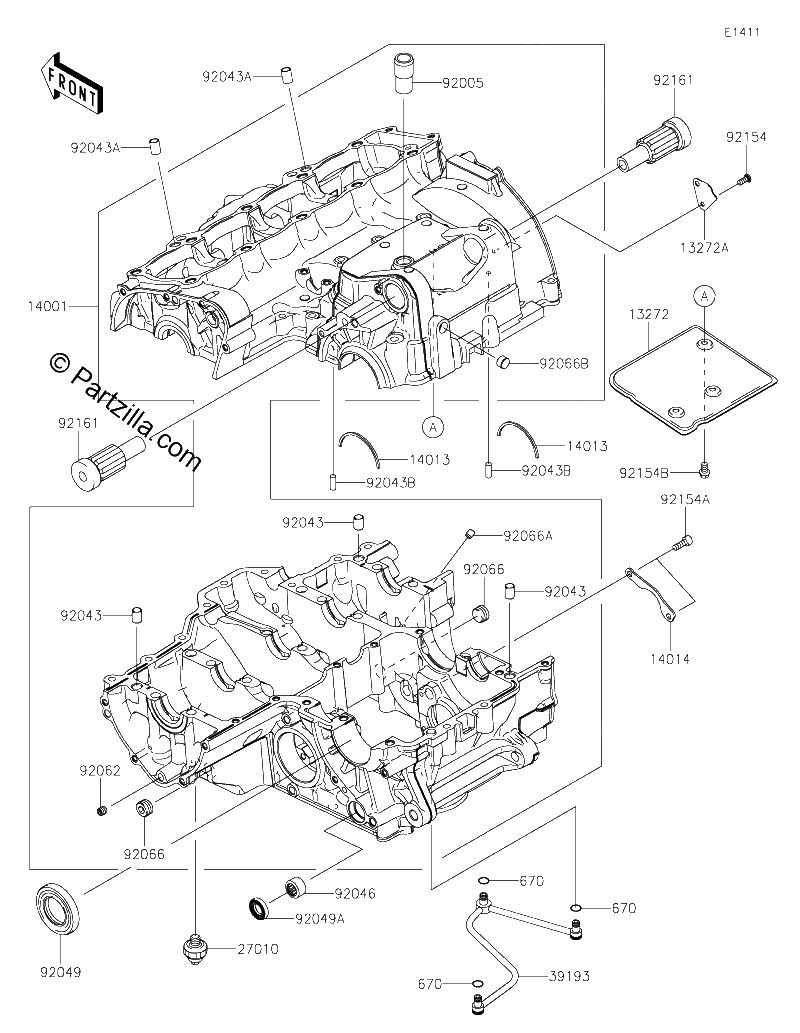 Diagrama de CRANKCASE