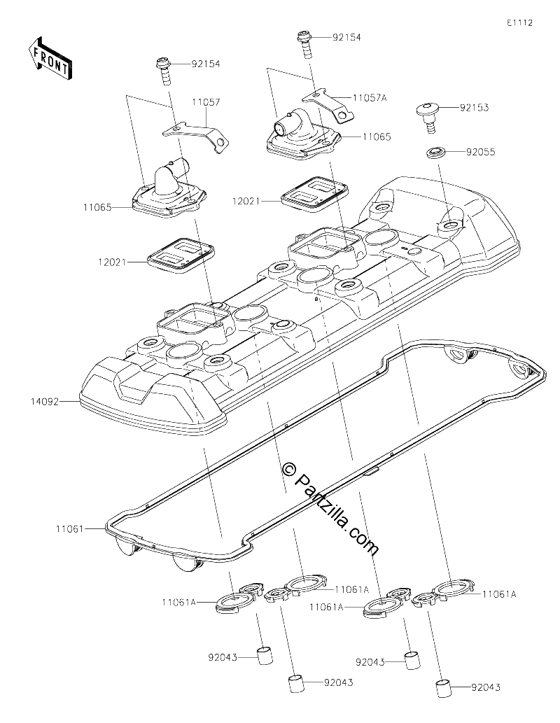Diagrama de CYLINDER HEAD COVER