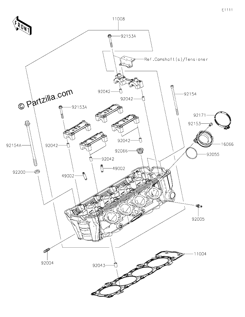 Diagrama de CYLINDER HEAD