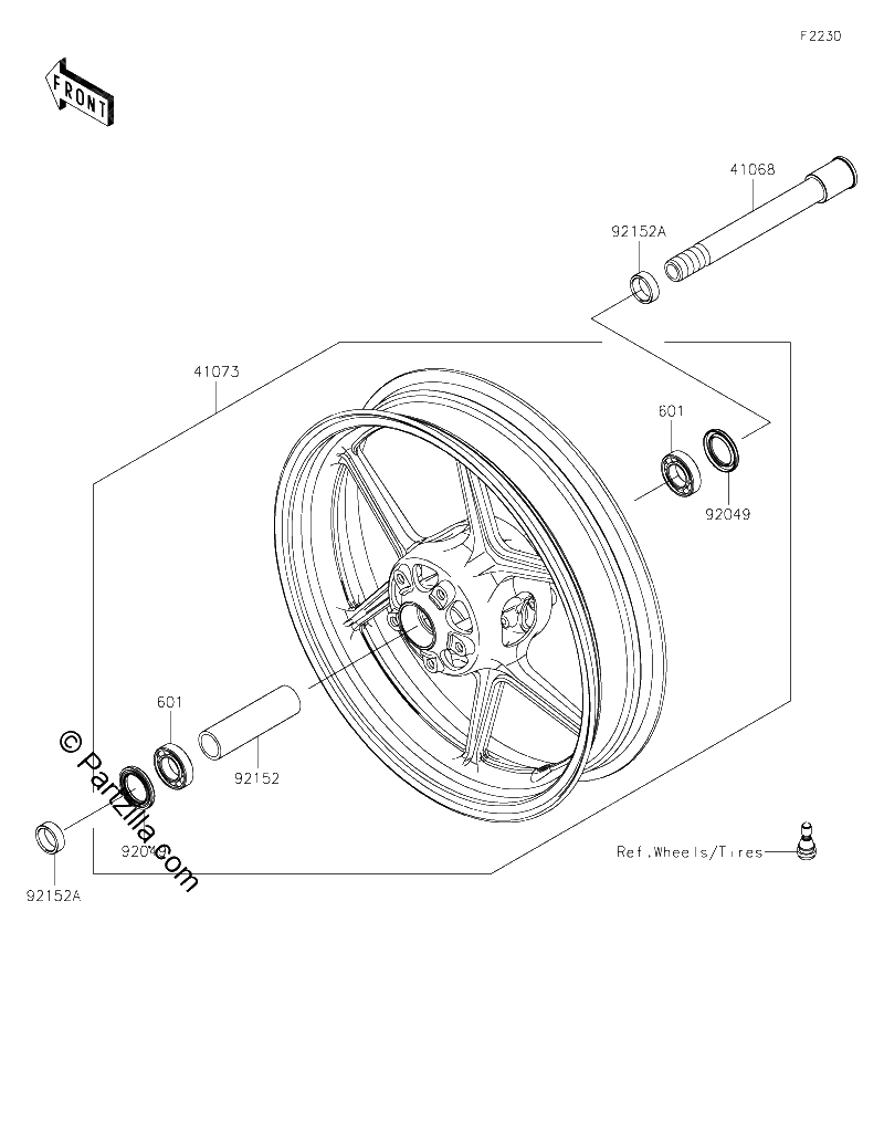Diagrama de FRONT HUB