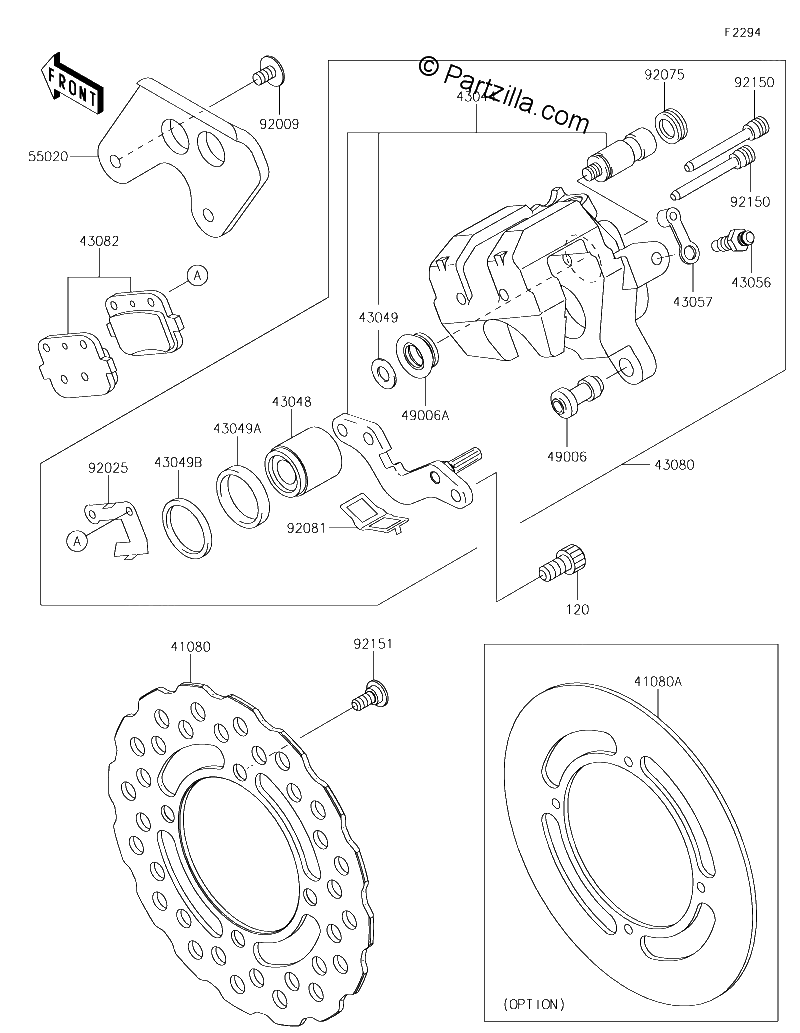 Diagrama de REAR BRAKE