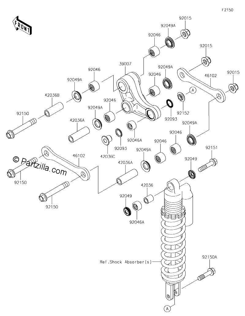 Diagrama de REAR SUSPENSION