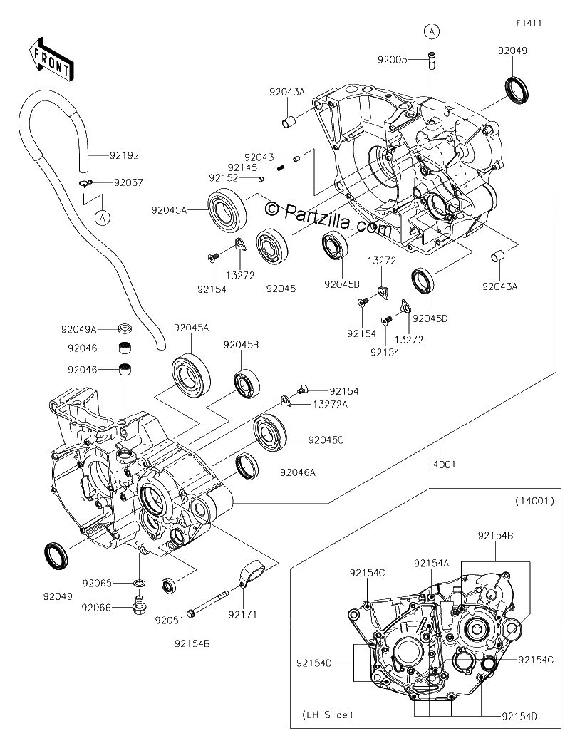 Diagrama de CRANKCASE