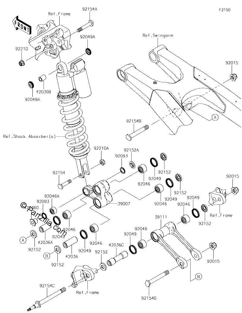 Diagrama de REAR SUSPENSION