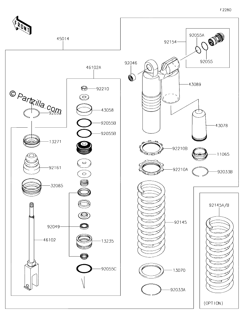 Diagrama de SHOCK ABSORBER S
