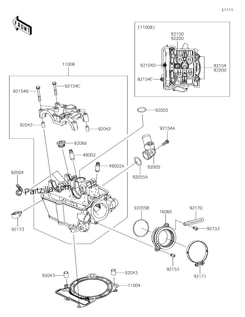 Diagrama de CYLINDER HEAD