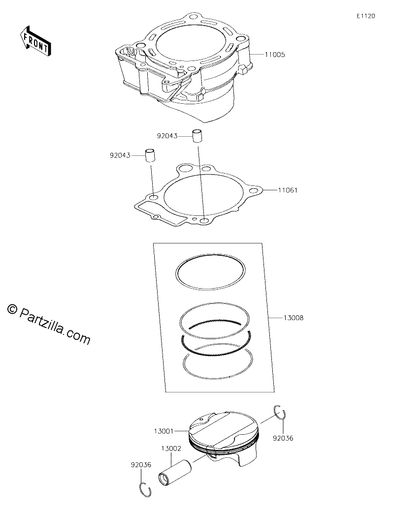 Diagrama de CYLINDER PISTON S
