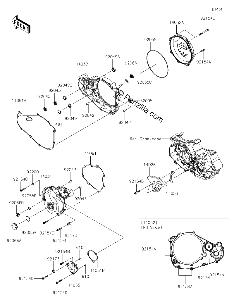 Diagrama de ENGINE COVER S