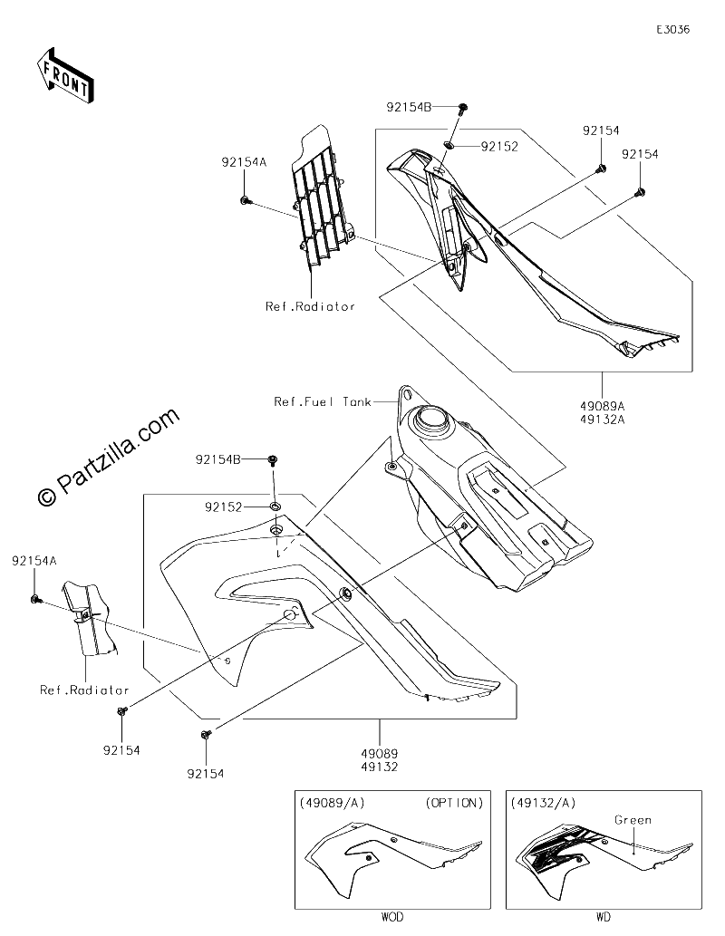 Diagrama de ENGINE SHROUDS