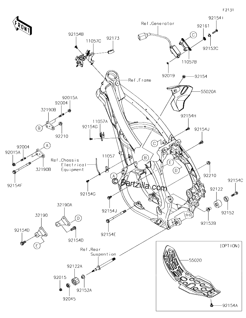 Diagrama de FRAME FITTINGS