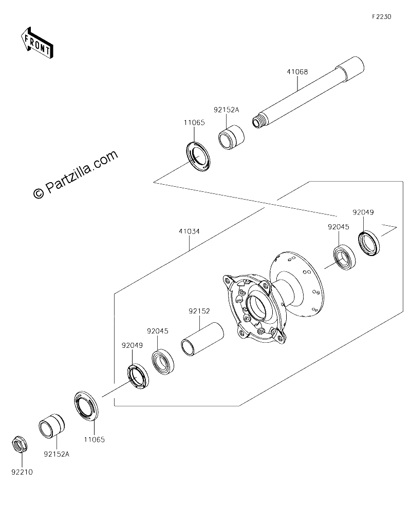 Diagrama de FRONT HUB