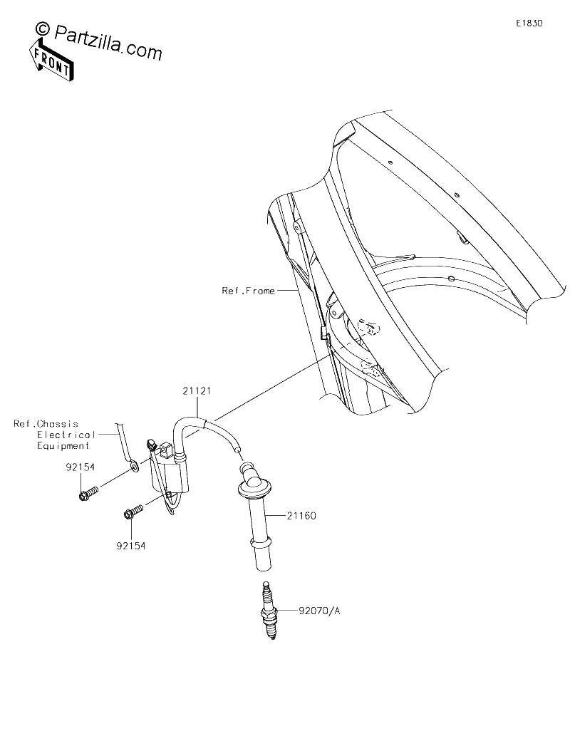 Diagrama de IGNITION SYSTEM