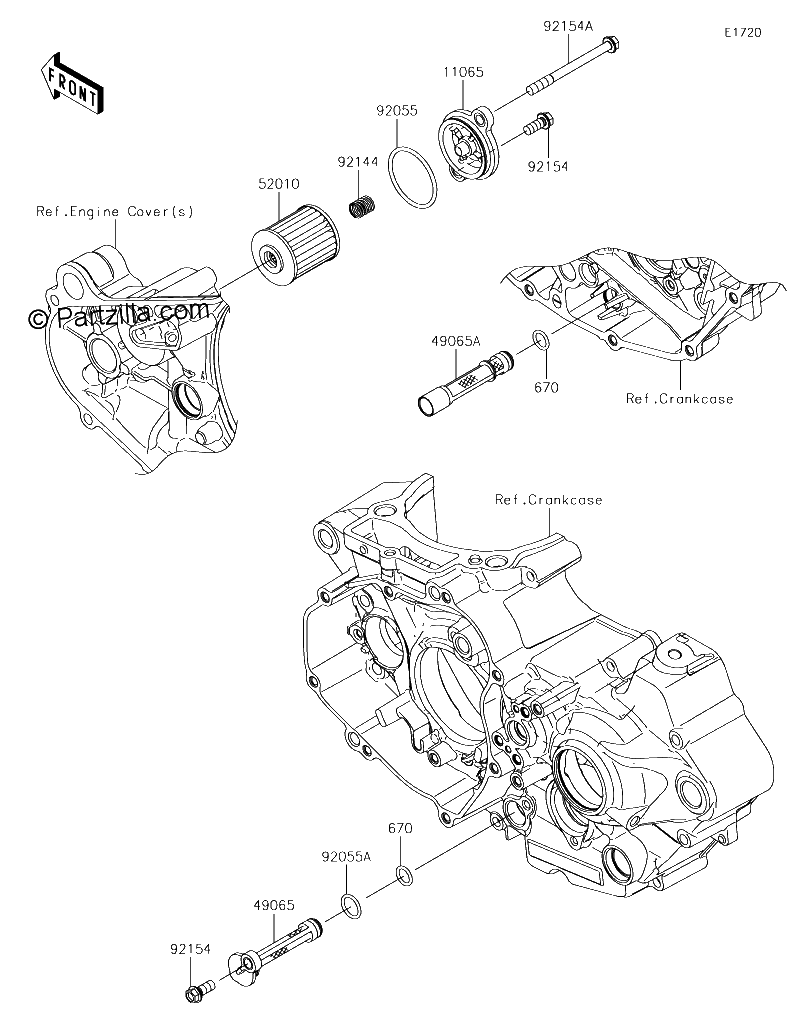 Diagrama de OIL FILTER