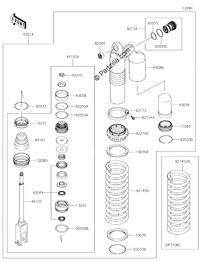 Diagrama de SHOCK ABSORBER S