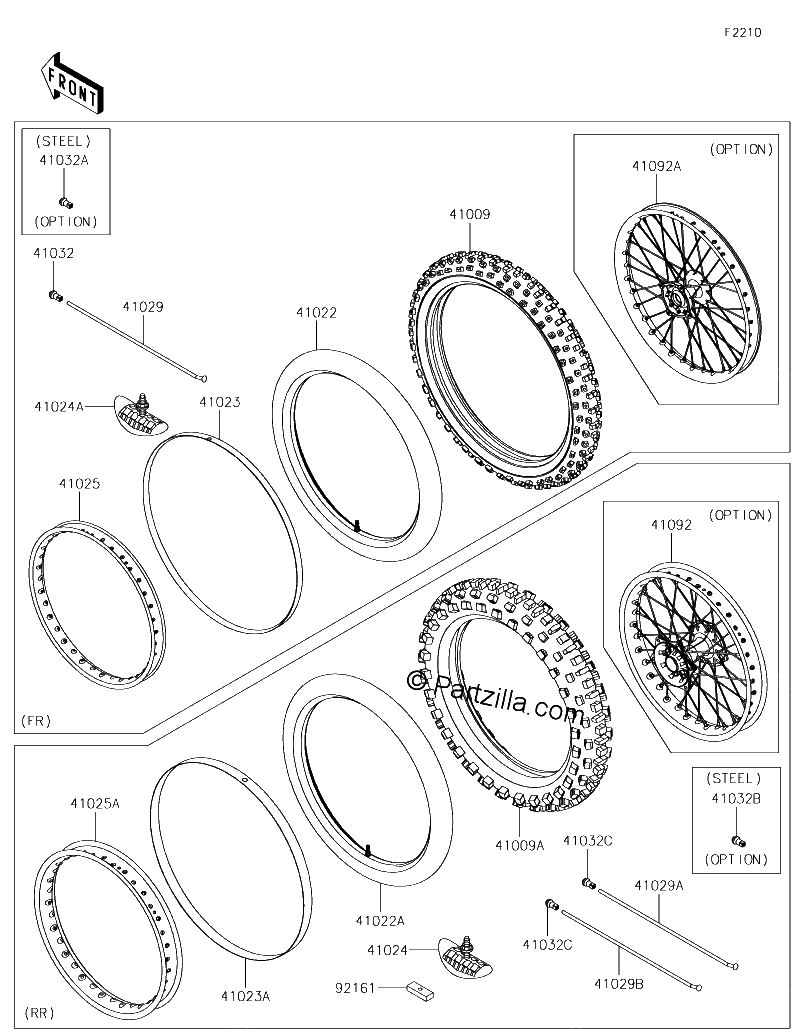 Diagrama de WHEELS TIRES