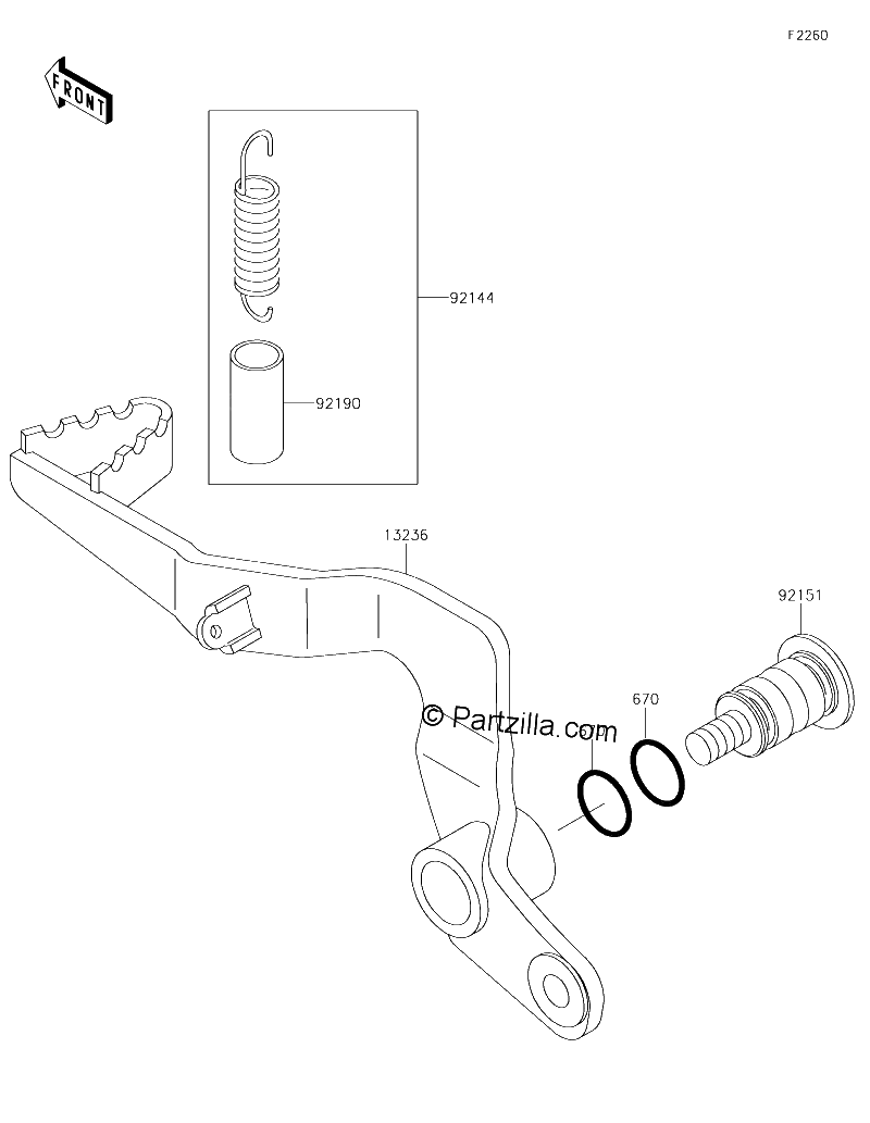 Diagrama de BRAKE PEDAL