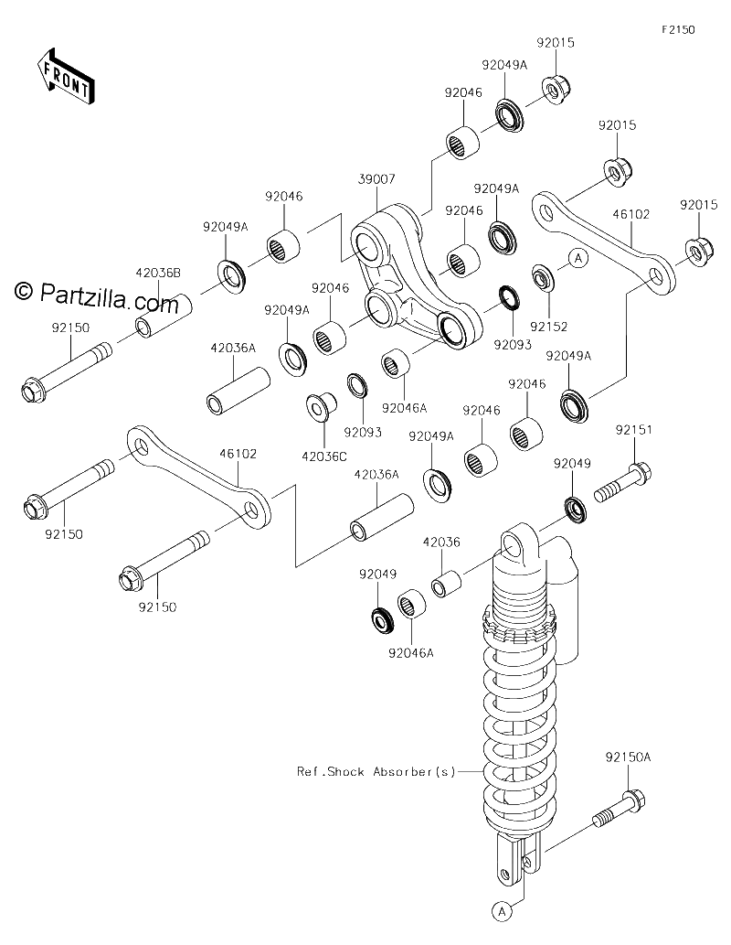 Diagrama de REAR SUSPENSION