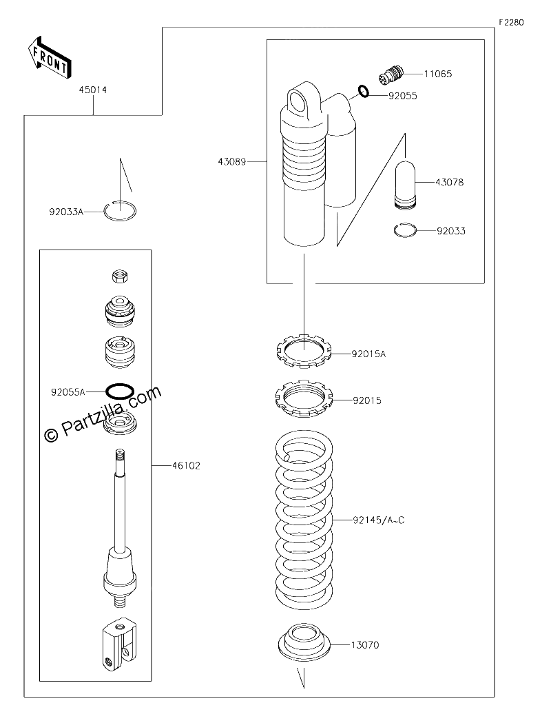 Diagrama de SHOCK ABSORBER S