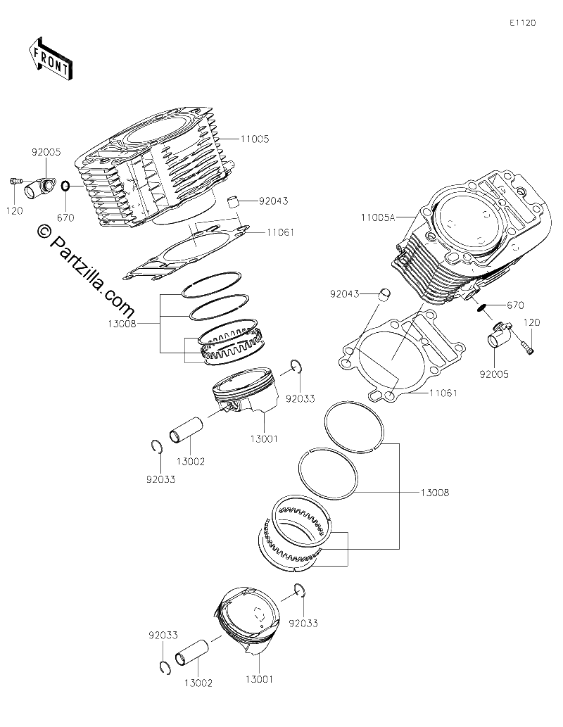 Diagrama de CYLINDER PISTON S