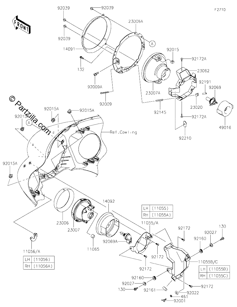 Diagrama de HEADLIGHT S