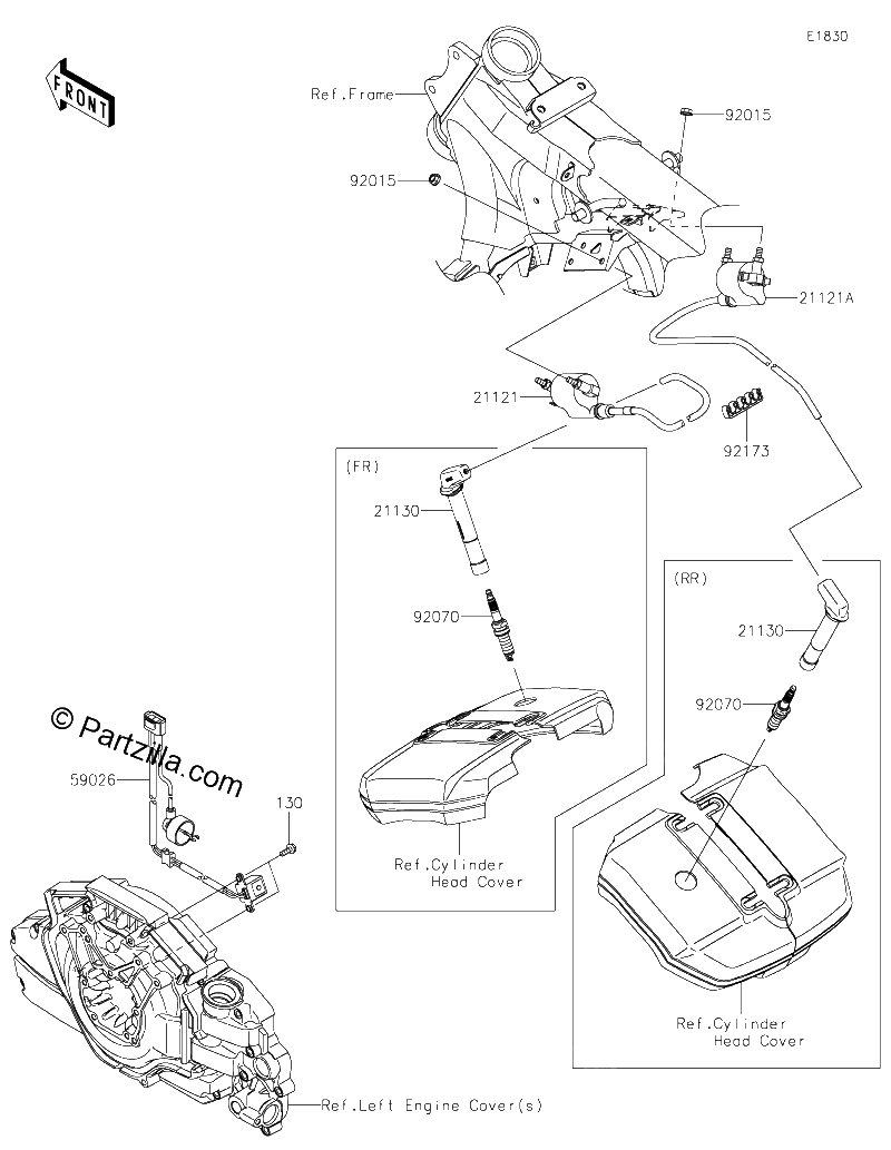 Diagrama de IGNITION SYSTEM