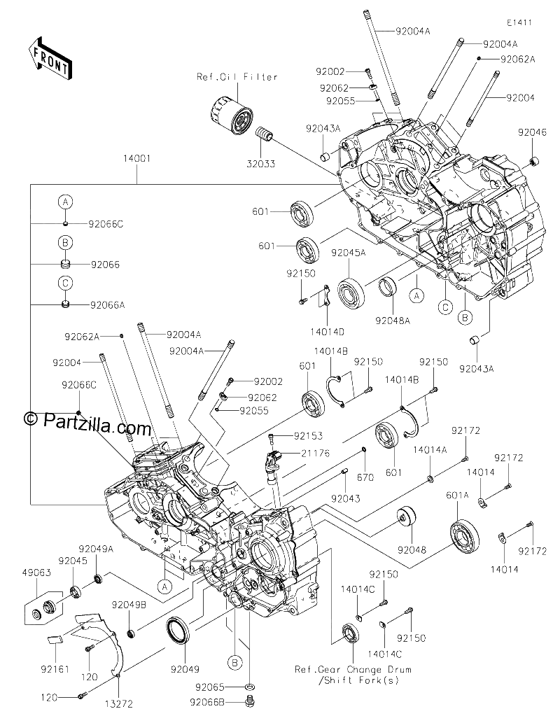 Diagrama de CRANKCASE