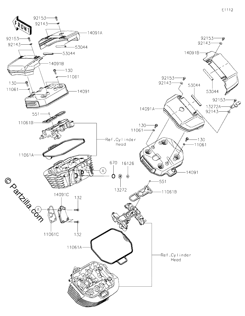 Diagrama de CYLINDER HEAD COVER