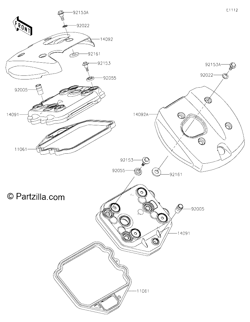 Diagrama de CYLINDER HEAD COVER