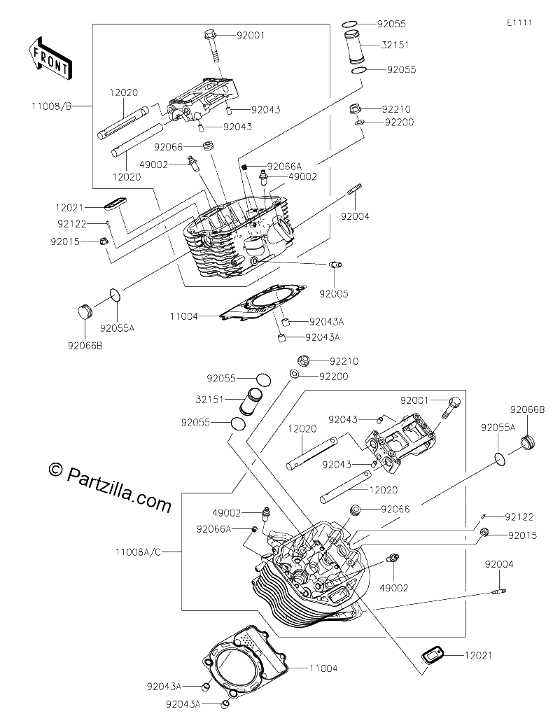 Diagrama de CYLINDER HEAD