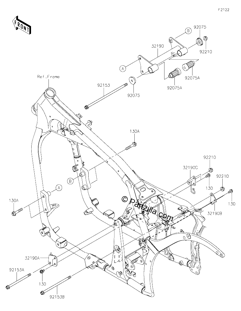 Diagrama de ENGINE MOUNT