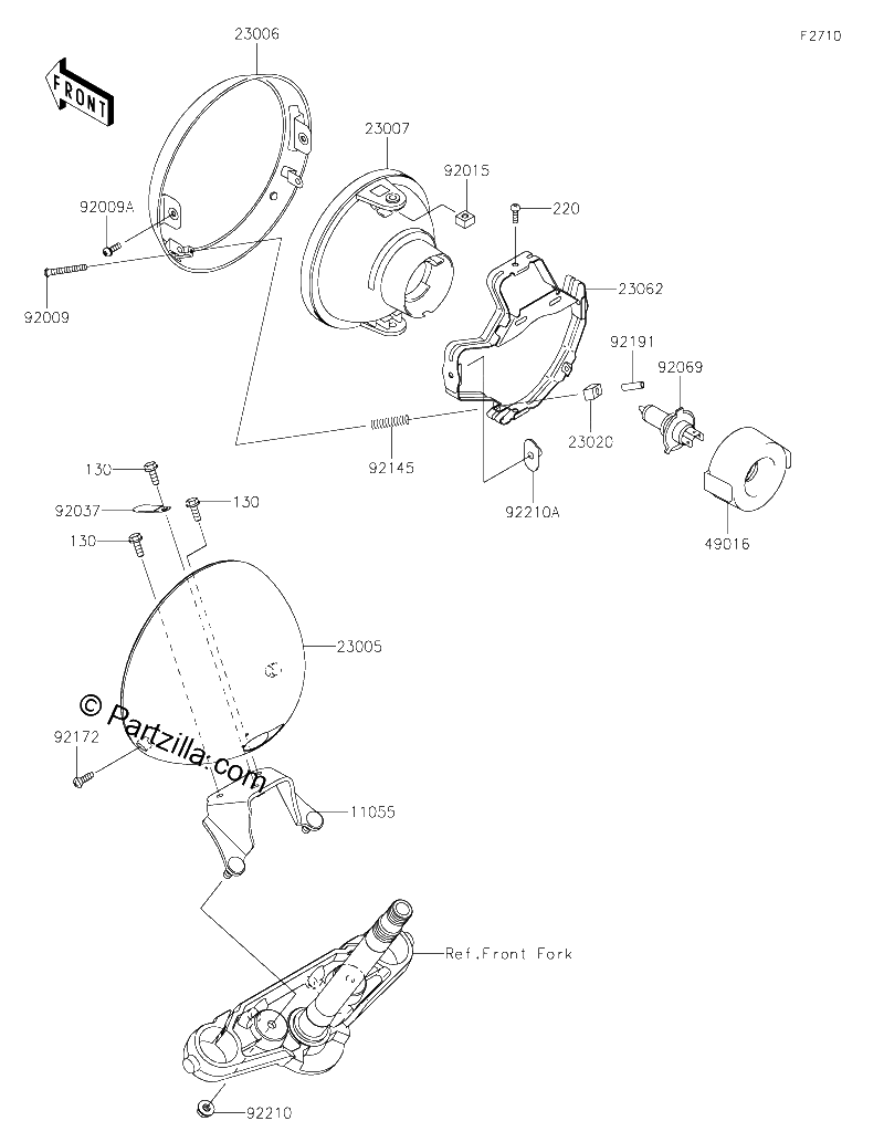 Diagrama de HEADLIGHT S