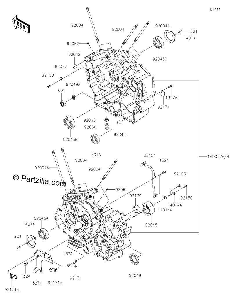 Diagrama de CRANKCASE
