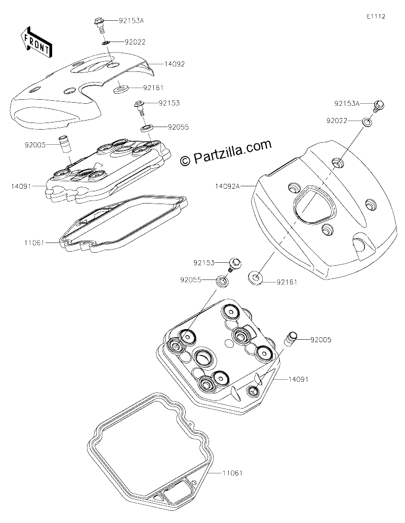 Diagrama de CYLINDER HEAD COVER