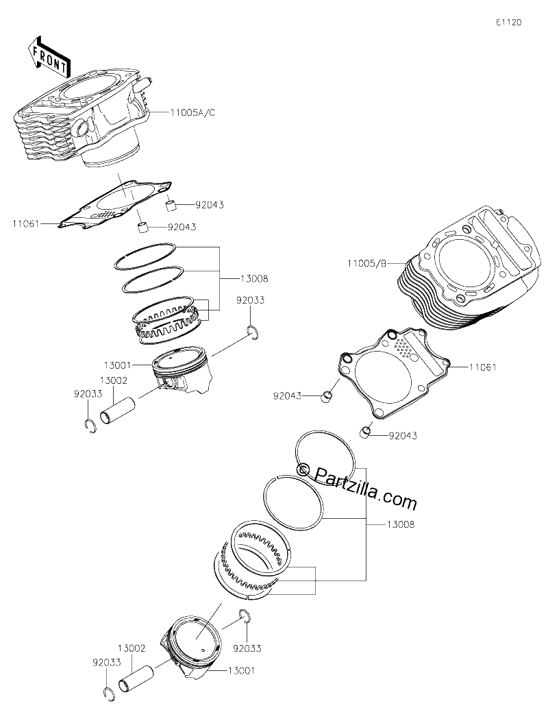 Diagrama de CYLINDER PISTON S